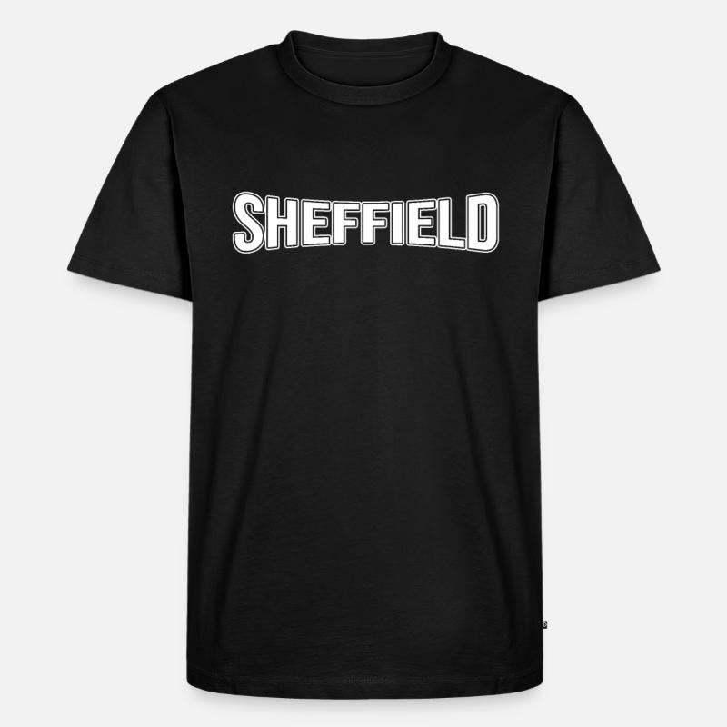 Sheffield - Männer Premium Bio T-Shirt - Schwarz