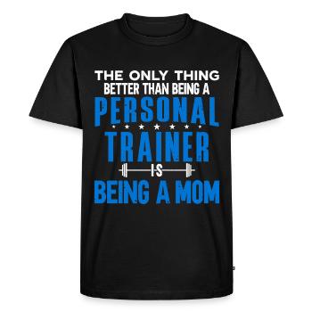 Fitness Workout Motivation Entraîneur personnel - T-shirt Premium bio Homme - noir - Devant - Nico (187cm)