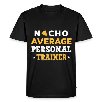 Fitness Workout Motivation Entraîneur personnel - T-shirt Premium bio Homme - noir - Devant - Nico (187cm)