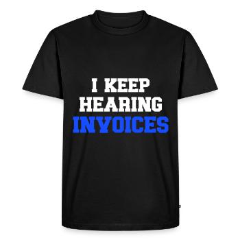 Comptable Cadeau Profession Finance Conseiller Fiscal - T-shirt Premium bio Homme - noir - Devant - Nico (187cm)