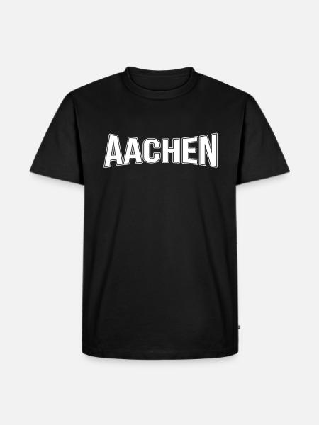 Aachen - Men's Premium Organic T-Shirt - black