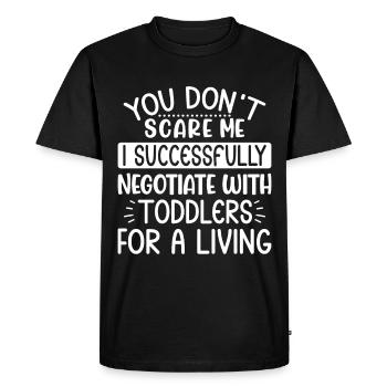 Baby-sitter Gift Babysitting Meilleure baby-sitter - T-shirt Premium bio Homme - noir - Devant - Nico (187cm)