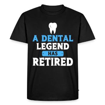 Dentiste Cadeau dentaire Étudiant en médecine Dentiste - T-shirt Premium bio Homme - noir - Devant - Nico (187cm)