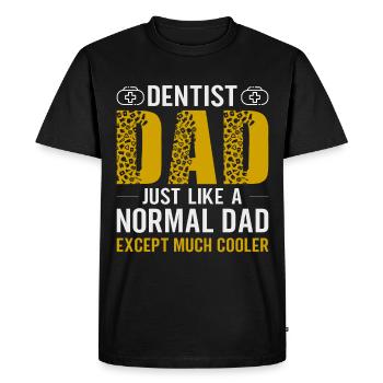 Dentiste Cadeau dentaire Étudiant en médecine Dentiste - T-shirt Premium bio Homme - noir - Devant - Nico (187cm)