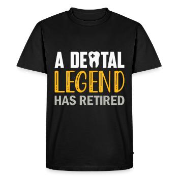 Dentiste Cadeau dentaire Étudiant en médecine Dentiste - T-shirt Premium bio Homme - noir - Devant - Nico (187cm)