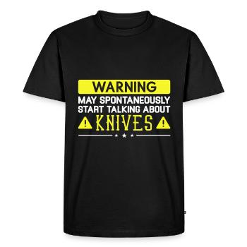 Butcher Gift Butcher Butcher Master Butcher - Men's Premium Organic T-Shirt - black - Front - Nico (187cm)