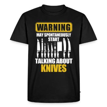 Butcher Gift Butcher Butcher Master Butcher - Men's Premium Organic T-Shirt - black - Front - Nico (187cm)