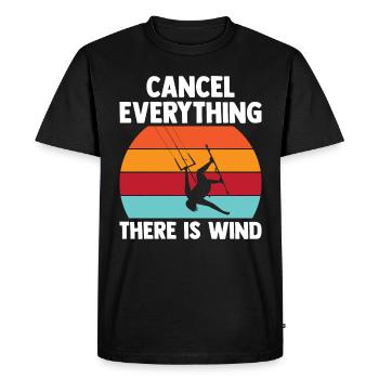 Kitesurfer Kitesurfing Kiteboard Kiter Kiten Bar - Men's Premium Organic T-Shirt - black - Front - Nico (187cm)