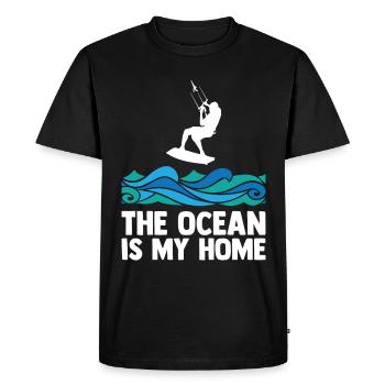 Kitesurfer Kitesurfing Kiteboard Kiter Kiten Bar - Men's Premium Organic T-Shirt - black - Front - Nico (187cm)