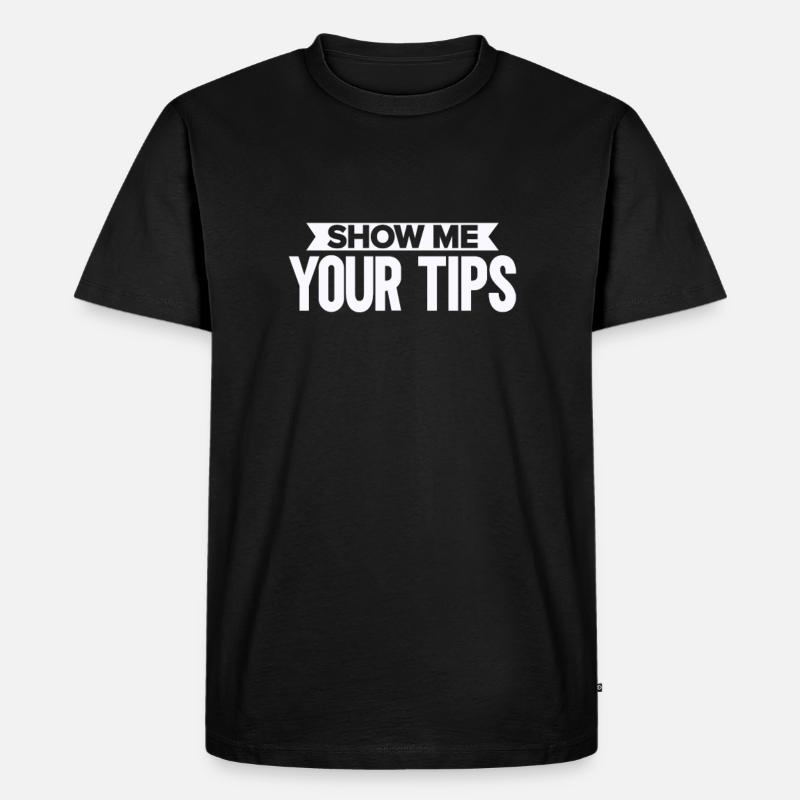 Barkeeper Geschenk Mixologist Spruch Bar - Männer Premium Bio T-Shirt - Schwarz