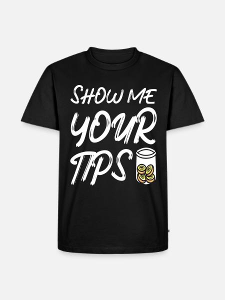 Bartender Gift Mixologist Saying Bar - Men's Premium Organic T-Shirt - black