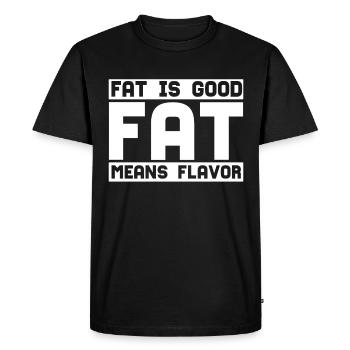 Chef disant cadeau Drôle Chef - T-shirt Premium bio Homme - noir - Devant - Nico (187cm)