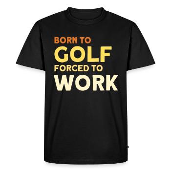 Cadeau de golf pour les golfeurs - T-shirt Premium bio Homme - noir - Devant - Nico (187cm)