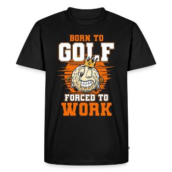 Cadeau de golf pour les golfeurs - T-shirt Premium bio Homme - noir - Devant - Nico (187cm)