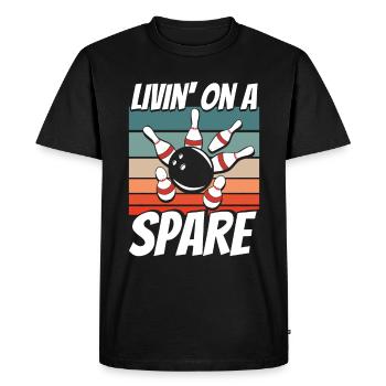 Bowling Team Bowlers Bowling - Men's Premium Organic T-Shirt - black - Front - Nico (187cm)