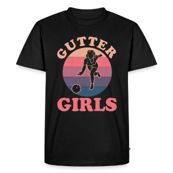 Quilles de l'équipe de quilles - T-shirt Premium bio Homme - noir - Devant - Nico (187cm)
