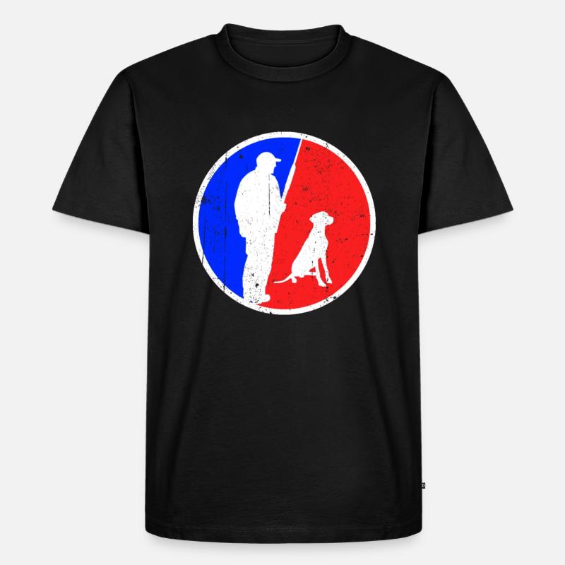 Logo de chasse - T-shirt Premium bio Homme - noir