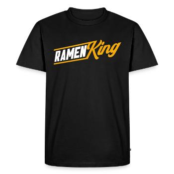 Ramen Noodle Lovers Chopsticks Japanese Noodle - Men's Premium Organic T-Shirt - black - Front - Nico (187cm)