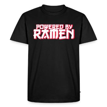 Ramen Noodle Lover Chopsticks Japanese Noodle - Men's Premium Organic T-Shirt - black - Front - Nico (187cm)