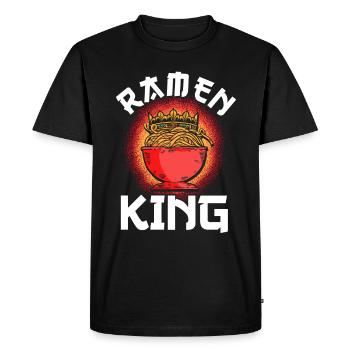 Ramen Noodle Lovers Chopsticks Japanese Noodle - Men's Premium Organic T-Shirt - black - Front - Nico (187cm)