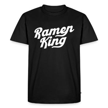 Ramen Noodle Lovers Chopsticks Japanese Noodle - Men's Premium Organic T-Shirt - black - Front - Nico (187cm)