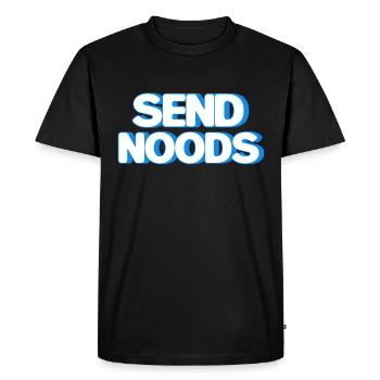 Ramen Noodle Lover Chopsticks Japanese Noodle - Men's Premium Organic T-Shirt - black - Front - Nico (187cm)