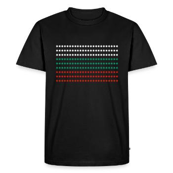 Drapeau bulgare - T-shirt Premium bio Homme - noir - Devant - Nico (187cm)
