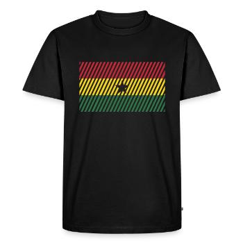 Senegal Flag - Men's Premium Organic T-Shirt - black - Front - Nico (187cm)
