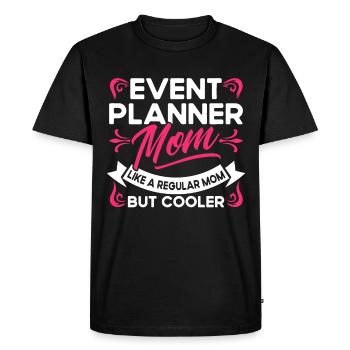Planificateur d’événements Planificateur de mariage Gestionnaire d’événements - T-shirt Premium bio Homme - noir - Devant - Nico (187cm)
