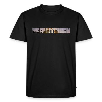 alpinisme - T-shirt Premium bio Homme - noir - Devant - Nico (187cm)