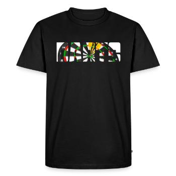 Dard - T-shirt Premium bio Homme - noir - Devant - Nico (187cm)