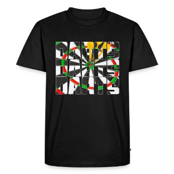 Dard - T-shirt Premium bio Homme - noir - Devant - Nico (187cm)