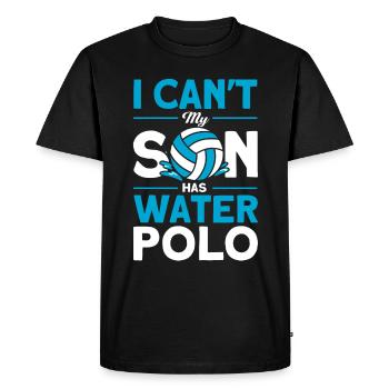 Water Sports Polo Polo Swimming - Men's Premium Organic T-Shirt - black - Front - Nico (187cm)