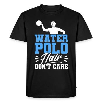 Water Sports Polo Polo Swimming - Men's Premium Organic T-Shirt - black - Front - Nico (187cm)