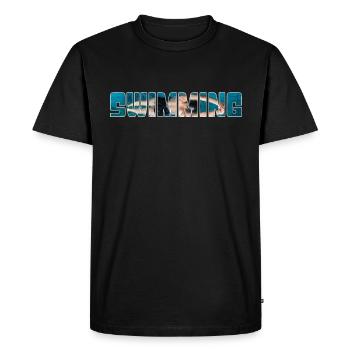 Nager - T-shirt Premium bio Homme - noir - Devant - Nico (187cm)