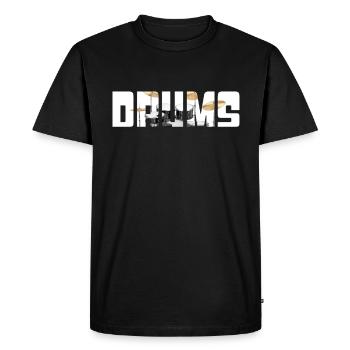 Percussion - Men's Premium Organic T-Shirt - black - Front - Nico (187cm)
