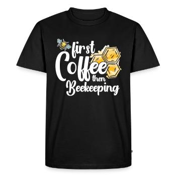Beekeeping Beekeepers Bees Honey Beekeepers - Men's Premium Organic T-Shirt - black - Front - Nico (187cm)