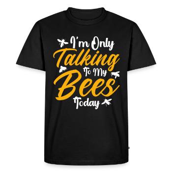 Beekeeping Beekeepers Bees Honey Beekeepers - Men's Premium Organic T-Shirt - black - Front - Nico (187cm)