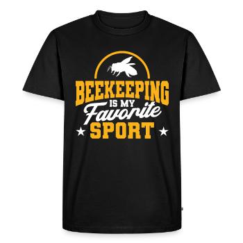 Beekeeping Beekeepers Bees Honey Beekeepers - Men's Premium Organic T-Shirt - black - Front - Nico (187cm)