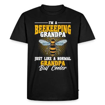 Beekeeping Beekeepers Bees Honey Beekeepers - Men's Premium Organic T-Shirt - black - Front - Nico (187cm)