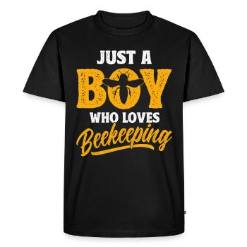 Beekeeping Beekeepers Bees Honey Beekeepers - Men's Premium Organic T-Shirt - black - Front - Nico (187cm)