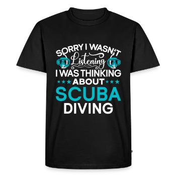 Cadeau de plongée sous-marine plongeur sous-marin - T-shirt Premium bio Homme - noir - Devant - Nico (187cm)