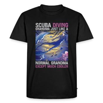 Cadeau de plongée sous-marine Plongeur sous-marin - T-shirt Premium bio Homme - noir - Devant - Nico (187cm)