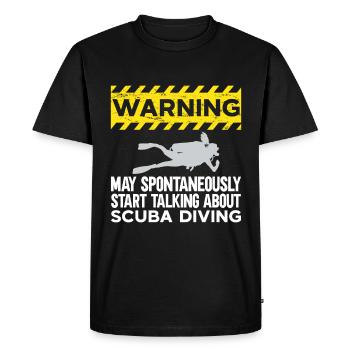 Cadeau de plongée sous-marine Plongeur sous-marin - T-shirt Premium bio Homme - noir - Devant - Nico (187cm)