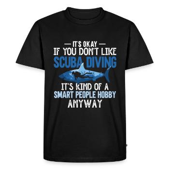 Cadeau de plongée sous-marine plongeur sous-marin - T-shirt Premium bio Homme - noir - Devant - Nico (187cm)