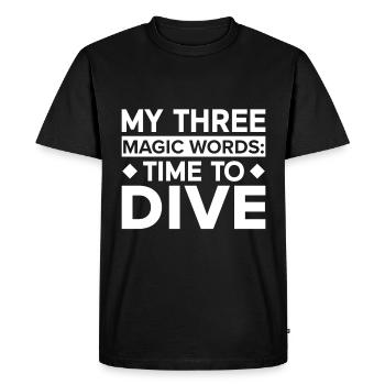 Cadeau de plongée sous-marine Plongeur sous-marin - T-shirt Premium bio Homme - noir - Devant - Nico (187cm)
