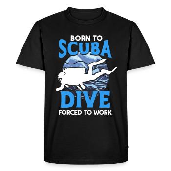 Cadeau de plongée sous-marine Plongeur sous-marin - T-shirt Premium bio Homme - noir - Devant - Nico (187cm)