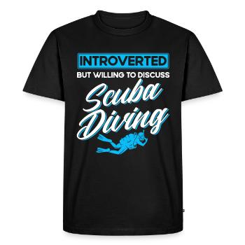 Cadeau de plongée sous-marine Plongeur sous-marin - T-shirt Premium bio Homme - noir - Devant - Nico (187cm)