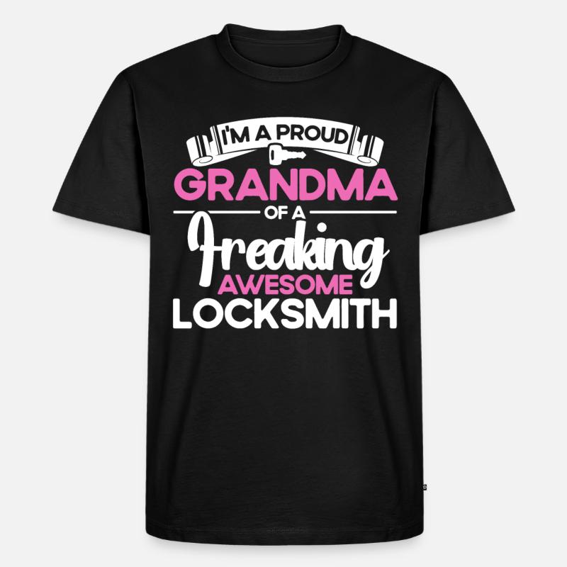 Locksmith Lock Picking Employee Locksmith - Men's Premium Organic T-Shirt - black