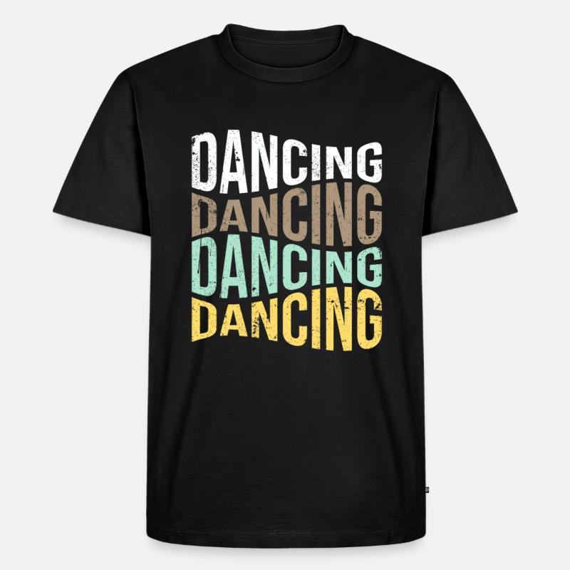 Tanzen - Männer Premium Bio T-Shirt - Schwarz